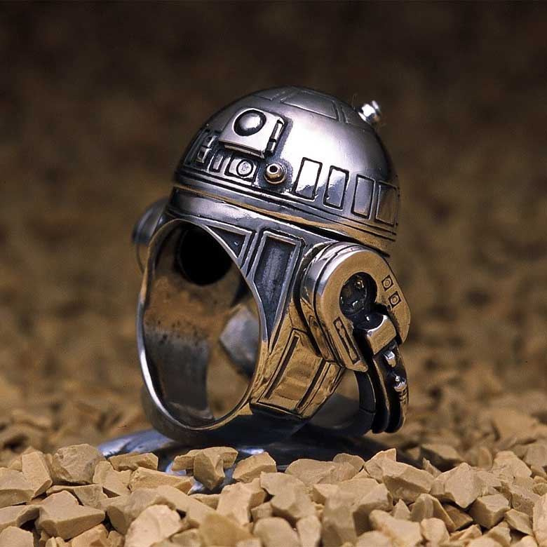 JAP工房　スターウォーズ　R2-D2 指輪　リングシルバーアクセサリー